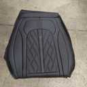 AOMSAZTO Ford Ranger Seat Covers:Front Row Seats Fit 2019 2020 2021 2022 2023 2024 2025 Ford Ranger Breathable Waterproof Leather Seat Protector(2 Seats, Black) 