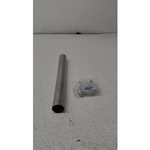1.75" [1 3/4"] ID x 16.5" Length Universal stainless steel Exhaust Flex Pipe with 2x Metal Steel U Bolt Clamps