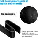 24 Pcs Connecting S Hook for Wire Shelf System, Wire Shelf S Pegboard Hooks for Racks Shelves Warehouses Shopping Malls Garden Places Shelving Accessories Tool (Black)