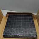 XUANINY 11-Sheet Peel and Stick Backsplash Tiles, Brushed Aluminum Surface Metal Mosaic Sticker for Kitchen Wall (11.41"x11.41") (11, Black Brushed)