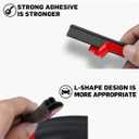 66FT Universal Car Weather Stripping, Self-Adhesive Door Rubber Seal Strip, Auto Engine & Window Noise Insulation (47/100" x 2/5")