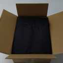 HolidayIdeas Fitted Black Tablecloths - 72 x 30 Inch - 2 Pack Rectangle Table Clothes for 6 Foot Tables, Polyester Fabric Table Cover for Trade Show, Craft Show, Parties, Birthday, Wedding