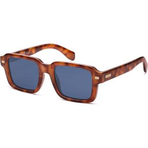 SOJOS Big Trendy Square Polarized Sunglasses Womens Mens, Retro Large Chunky Oversized Rectangle Shades SJ2345