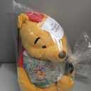 Winnie The Pooh Plushie Backpack Set - Bundle with 16" Disney Plush Doll with Carrying Straps Plus Stickers, More | Pooh Bear Plush Bag