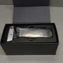 Andis 12660 Professional Master Corded/Cordless Hair Trimmer, Adjustable Carbon Steel Blade Hair Clipper for Close Cutting, Silver