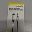 Acoustix Auxiliary Audio Cable 6 Foot