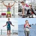 Fragraim Weighted Vest for Women Men - 8lb/10lb/12lb/16lb/22lb/25lb/30lb Weight Vest with Reflective Stripe, Detachable Phone Pouch, Ideal for Walking, Strength Training, Running, Workout, Cardio (Rose)