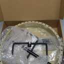 Large Heated Bird Bath for Outside Winter, 75W Heated Bird Baths for Outdoors, Thermostat Control with 5-Prong Metal Base, 6.3 L Heated BirdBath with High Capacity for Garden Patio Yard Lawn