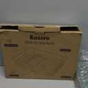 Kitsure Dish Drying Rack for Kitchen Counter, Stainless Steel Sink Organization and Storage Essentials with Cutlery Holder, Home and Appartment Decor, 12''W x 15.5''L, Green