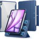 ESR for iPad Air 13 Inch Case M4/M3/M2 (2026/2025/2024) with Pencil Holder, Removable Magnetic Cover, Vertical Stand, Fully Supports Pencil Pro and Pencil(USB-C), Rebound 360 Series, Blue