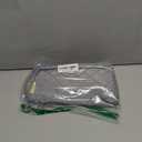 SHELFLOVER Travel Toiletry Bag Makeup Bag, Water-Resistent Cosmetic Bags for Women, Portable Pouch Open Flat Make Up Organizer Case, Cosmetic Bags, Grey Green