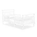 Dream On Me Emma 3 in 1 Convertible Toddler Bed in White, JPMA & Greenguard gold certified, low-to-floor design, built of New Zealand pinewood with the safety of your children in mind (56x29x28 Inch,29x29x18 Inch)