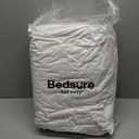 Bedsure Comforter Duvet Insert - Quilted Comforters Oversized King Size, All Season Duvet, GentleSoft Down Alternative Bedding, with 8 Tabs, Gifts for Women/Men, White, Oversized King 116 x 98 Inches