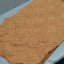 JELLYMONI Pillowcases Body Size Rust 1 Pack Boho Plaid Bed Pillow Covers 20x54in Microfiber Envelope Pillow Shams Tufted Bohemian Jacquard Knit Textured (Pillows are not Included) (03 - Rust - Grid)