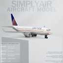 1/400 United Airplane Model Kits Plastic Airplane Model for Collection and Display