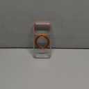 TORRAS 360 Magnetic Stand for iPhone 17 Pro Case, [Rotatable Sturdy Kickstand][Fit for MagSafe][4X Mil-Grade Shockproof] Slim Transparent Phone Cover, Camera Button, Clear Orange, Ostand O3 Fitness