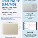MOFT Dynamic Folio Case for iPad Pro 11-inch (M5 2025 / M4 2024), Slim Magnetic Stand Case with 20+ Viewing Angles, Auto Wake/Sleep, Ultra Thin, Beach White x Terracotta