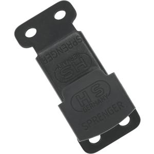 Herm Sprenger Black Stainless Steel ClicLock Buckle Quick Release Fastener for Dog Training Prong Collar for Small Medium Large Dogs Made in Germany (3.2mm)