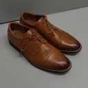 Men's Dress Shoes Formal Business Classic Lace Up Wingtip Oxford Shoes (10.5)
