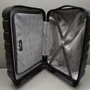 Wrangler Hardside Spinner Carry-On Luggage, Charcoal, 22-Inch