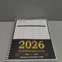 Reservation Book For Restaurant: 365 Day Dated Reservations Planner | Year-Round Dinner Table Organizer | Daily Hospitality and Appointment Tracking Log for Hotels and Restaurants Management, Paperback