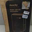AEOCKY 74 Pint/D Energy Star Version 6.0 Dehumidifier, 4500 Sq.Ft Smart Compressor Dehumidifier with Drain Hose, Intelligent Humidistat,for Basement,Bedroom,Home,Bathroom