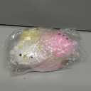 3Pcs Handmade Taba Squishy Soft Cookie Toys Stress Relief fufu Squishy Pink Cookie Dessert Fidget Kawaii Mochi Sensory Toys (3Pcs Bear)