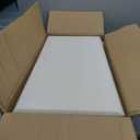 4 Pack High-Density Core with Fabric Cover Acoustic Panels(Linen White), 4Pack-24×12×2in