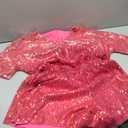 KUKIKUKI Women Sequin Romper Sparkly Gradient Jumpsuit Shorts Shiny V Neck One Piece Short Disco Party Concert Outfit (Pink, M)