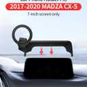 MaserWeller Car Phone Holder for Mazda CX5 CX-5 2017-2020 Accessories 7-inch Screen Fixed Clip, Phone Mount Compatible with MagSafe, 360° Rotation Cell Phone Holder