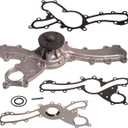 TUCAREST AW6143 Water Pump Kit With Gasket (For 2.5L 3.0L 3.5L;2GR-FSE Eng.) Compatible With 06 Lexus GS300, 07-15 GS350, 07-18 GS450h, 06-15 IS250, 06-17 IS350, 16-17 IS300 RC300, 15-17 RC350