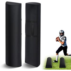 Football Step Over Dummy PU Football Tackling Dummy with Heavy Duty Handles Athletic Agility Tackling Dummies Waterproof Training Equipment for Footwork Drills Sports Training Kickboxing Practice