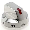 AMI PARTS DG64-00473A Range Burner Dial Knob Range Oven Knob Compatible with Samsung Gas Range NX58F5700WS NX58K7850SS NX58H5600SS NX58J7750SS NX58M6850SS NX58H5650WS