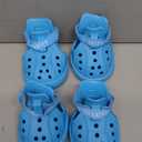 JZXOIVA Dog Shoes for Hot Pavement, Dog Booties for Large Dogs, Breathable Dog Boots & Paw Protectors, Adjustable Non-Slip Dog Rain Booties, Waterproof Pets Sandals for Beach Blue Size 9 (#9 (3.54"*2.76")(Inner L*Inner W))