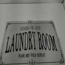 Loads of Fun Laundry Room Wash Dry Fold Repeat Vintage Metal Sign Warning 23x23 Inch – Indoor Outdoor Wall Decor for Home Garage Yard Business