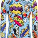 Cycling Jersey Men Winter Thermal Fleece Cold Weather Warm Long Sleeve Road Biking Cycling Jacket with 3 Rear Pockets (XXXL)