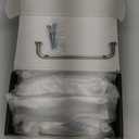 Asidrama 10 Pack 5 Inch(128mm) Brushed Satin Nickel Kitchen Cabinet Handles, Cabinet Pulls Kitchen Cabinet Hardware for Cupboard Drawer Pulls (5" Hole Center)