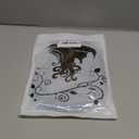 Creamily 10 Inch Short Brown Mixed Blonde Bob Wigs Medium Length Synthetic Hair Wigs with Bangs Straight Hair Replacement Wigs for Women