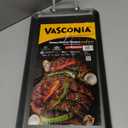 Vasconia Durable Double Burner Griddle (20 x 11) 100% Pure Aluminum with Nonstick - NSF Certified - for Frying, Searing, Grilling, Browning, Ideal for Home & Commercial Kitchen