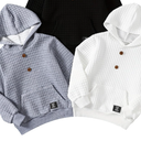 JOLYSHILD Boys Long Sleeve Hooded Sweatshirt 2 Piece Pullover Hoodie Sweatshirts with Pocket Multicolor 11-12Y