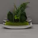 Briful Orchids Artificial Flowers 15" Light Pink Phalaenopsis Orchid with Silver Pots Real Touch Faux Orchid Plant for Home Office Bathroom Living Room Decoration