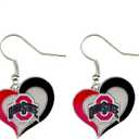 NCAA Floating Logo Hoop Earrings