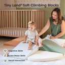 Tiny Land Soft Foam Climbing Blocks for Toddlers, 6-Piece Foam Blocks, Small