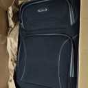 Skyway Epic Softside Carry-On Luggage - Lightweight Suitcase with Wheels for Travel | TSA Approved Carry-On Bag | Spinner Suitcase | Carry-On Luggage with Telescoping Handle, 20 inch, Black