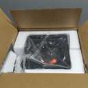 Kaqur Solar Post Lights Outdoor Waterproof with Pier Mount Base, 3000K/4000K/6000K Dusk to Dawn Solar Pillar Lamp, Aluminum LED Column Lighting with Remote for Yard, Patio, Column, Pathway, Black