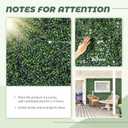 TTTM Artificial Boxwood Hedge Roll: 80"X120" UV-Resistant Faux Green Ivy Leaves Grass Wall Panel Fence for Indoor/Outdoor Privacy Screen, Wedding Backdrops, and Home Greenery Wall Decor