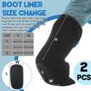 Geiserailie 2 Pcs Short Air Cam Walking Boot, Fracture Boot with Adjustable Bladder & Knob, Medical Ankle Boots for Foot & Ankle Fractures, Sprains & Injury Stabilization(M 10.2 x 9.4 Inch)