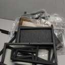 Dog Stairs for Small Dogs, 4-Steps Dog Steps for High Beds and Couch, 20.5H Pet Steps with Non-Slip, Rustic Brown and Black LT01BR