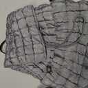 CONTAIL 18L 14 Inch Quilted Puffer Backpack,Top Flap Drawstring Backpack,Grey