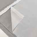 River Dream Waterproof PEVA Snap-in Shower Curtain Liner Replacement: Removable to Attach, Frost, 70x57